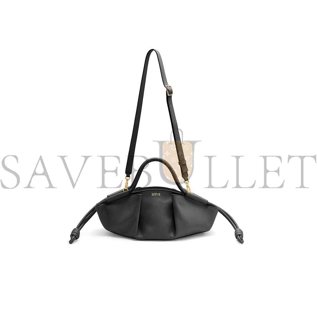 l*ew* small paseo bag in shiny nappa calfskin a709p48x02 (35*21*11.5cm)